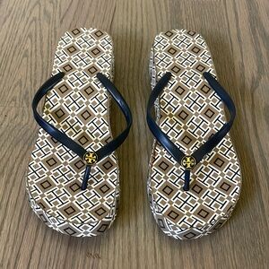 Tory Burch Thandie Platform Flip Flop Sandals Size 10
